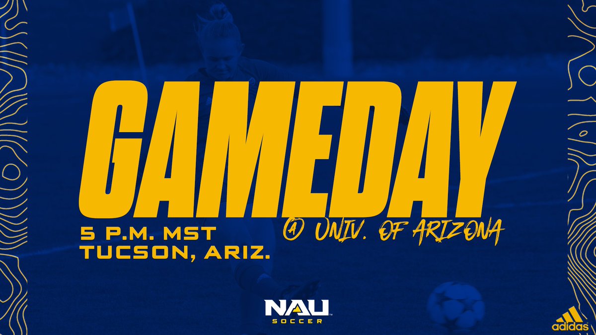 Kick off against Arizona is at 5 p.m. tonight!

🆚: University of Arizona
📍: Tucson, Ariz.
🕔: 5 p.m. MST
📺: pac-12.com/live/universit…
📈: bit.ly/3pEZVBN

#NAUStrong ⚒🌲💪 #BigSkySoccer