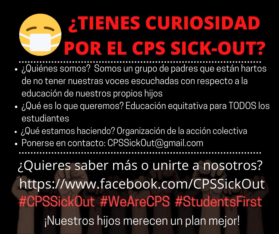 leighleighmw's tweet image. Los padres de Rogers Park se están organizando con los padres de los vecindarios de toda la ciudad para exigir mejoras al aprendizaje remoto y micro subvenciones para las familias que las necesitan. Celebraremos un #CPSSickOut el lunes 1 de marzo.