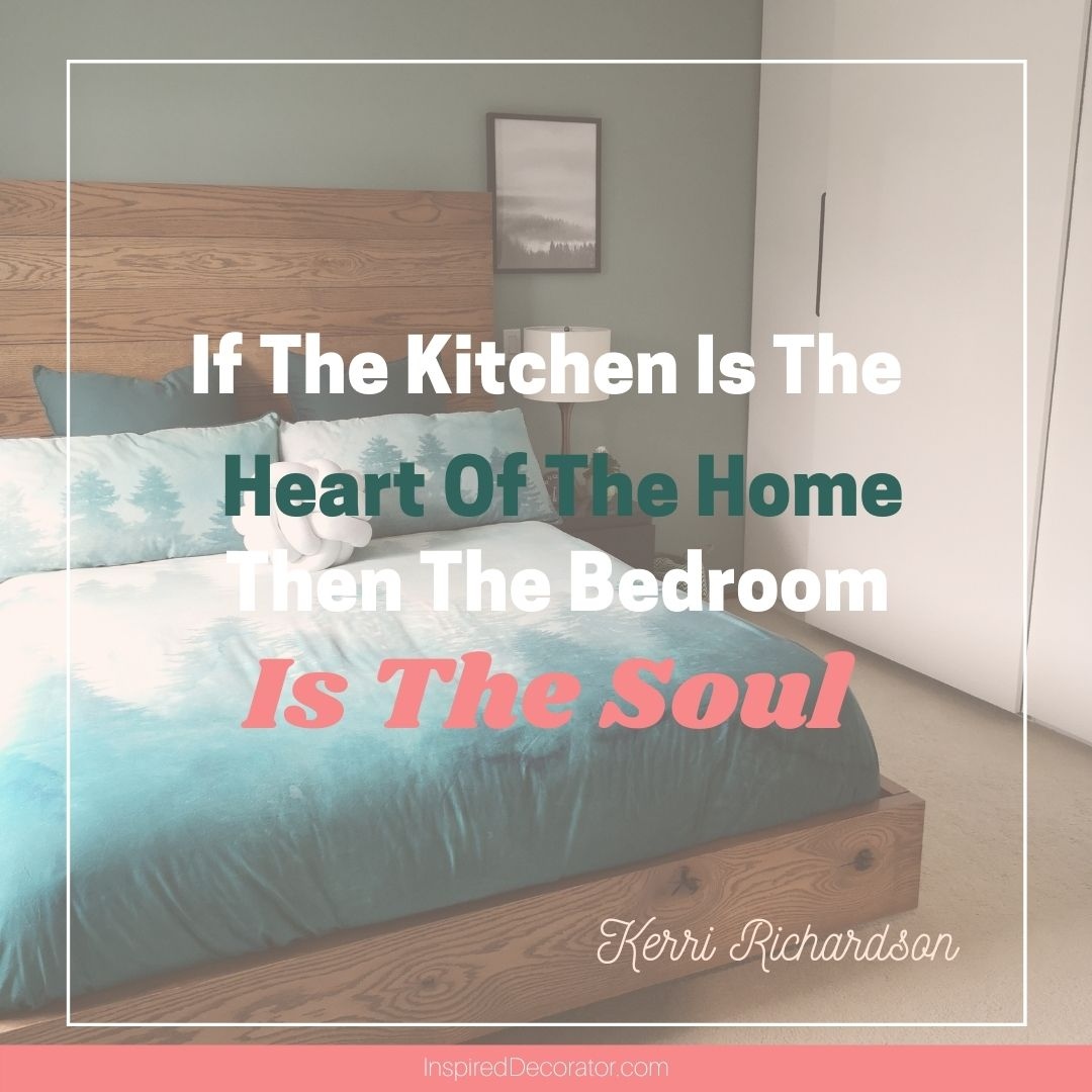 InspiredDecor8r's tweet photo. I've been listening to the book Clutter to Clarity by Kerri Richardson and this quote stuck out to me. The Bedroom is the Soul of your home.⁠
⁠
How does the soul of your home feel?
⁠
#heartandsoul #soulofthehome #bedroomdesign #homedesign #inspireddecorator #interiordesign⁠ https://t.co/uPQZMP7tUK