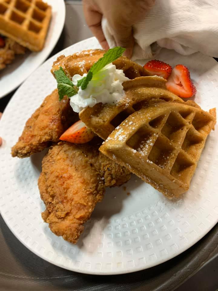 The finishing touches. ✨ Our Boozy Brunch is served 'til 4 pm on Saturdays and 6 pm on Sundays! We're open 'til 10 pm for limited dine-in, takeout and delivery orders. Make a reservation or order online via our website: rustiktavern.com

#RustikTavern #BrooklynNY