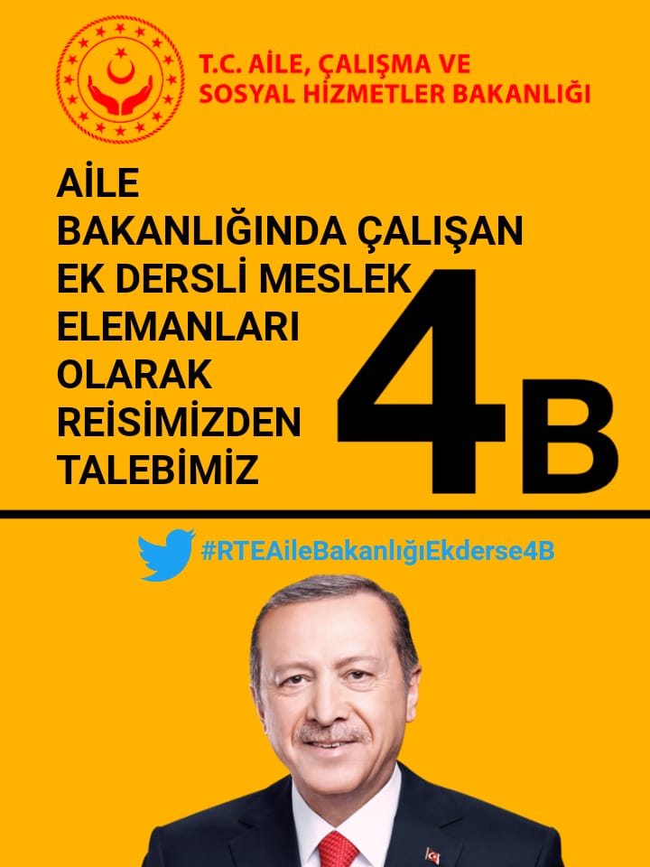 ekdersliAsp's tweet photo. 2011 yılında diyanette çalışan Ek dersli personeller kadroya geçirildi,2020 yılında kültür ve turizm bakanlığında çalışanlar'da kadroya geçirildi.Ancak Aile Bakanlığında çalışan biz Ek dersliler hala istihdam biçimi olarak görülmemekteyiz
#RTEAileBakanlığıEkderse4B
@RTErdogan https://t.co/lP6YmIhCea