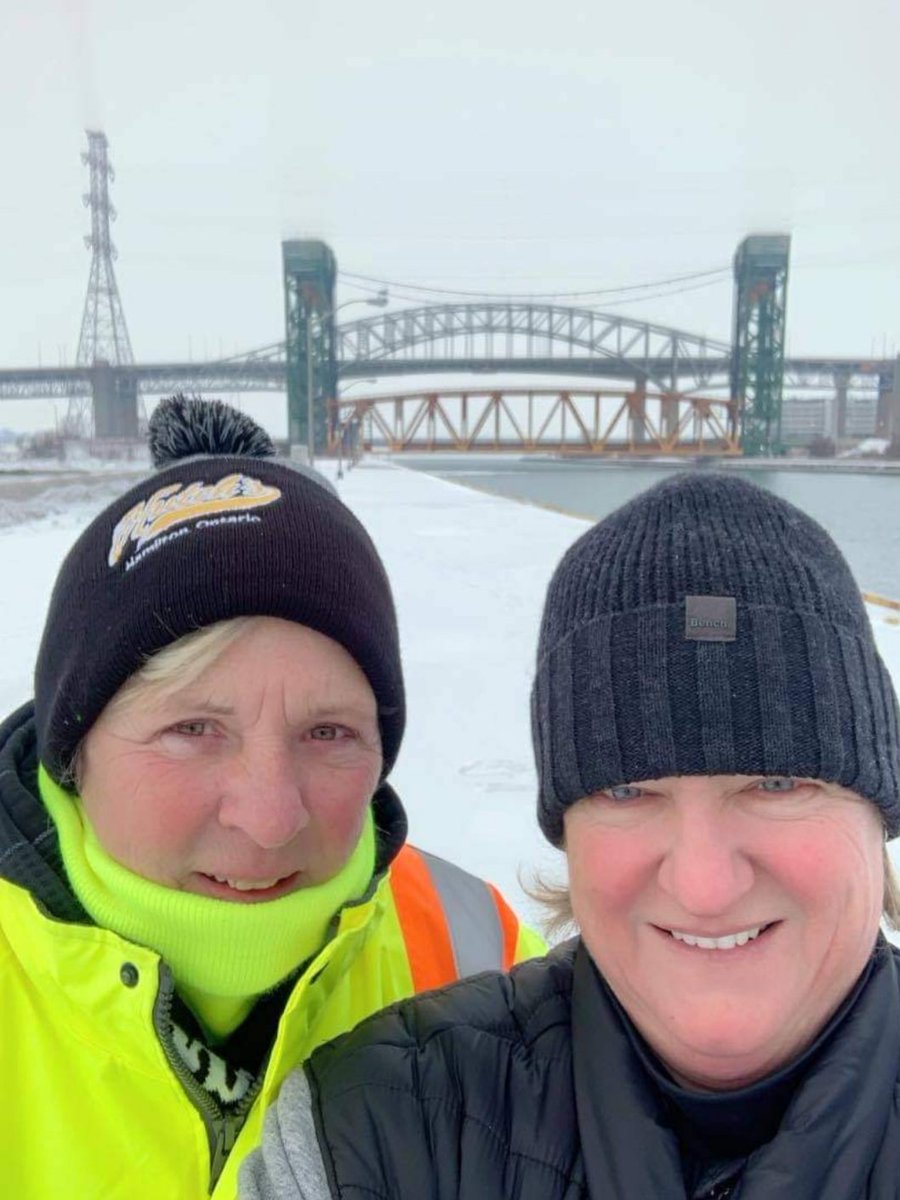 After 2 weeks off we went on a new walking route this morning. Beachtrail to the lift bridge and out to the end of the pier! 10 kilometers! #LakeOntario #Hamilton #SkywayBridge #Liftbridge #HamiltonBay #BurlingtonBayCanel 
#SaturdayMorning