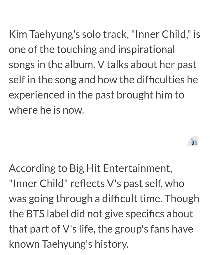 AfricaTaehyung's tweet photo. Remember when ARMYs across the world did the iconic #innerchildchallenge
Taes masterpiece inspired ARMY to share what is the "inner child"in them,  many of us shared stories of struggle victory and growth💜
#1YearWithInnerChild
#1YearWithMOTS7 https://t.co/sWPX0ZDrIt