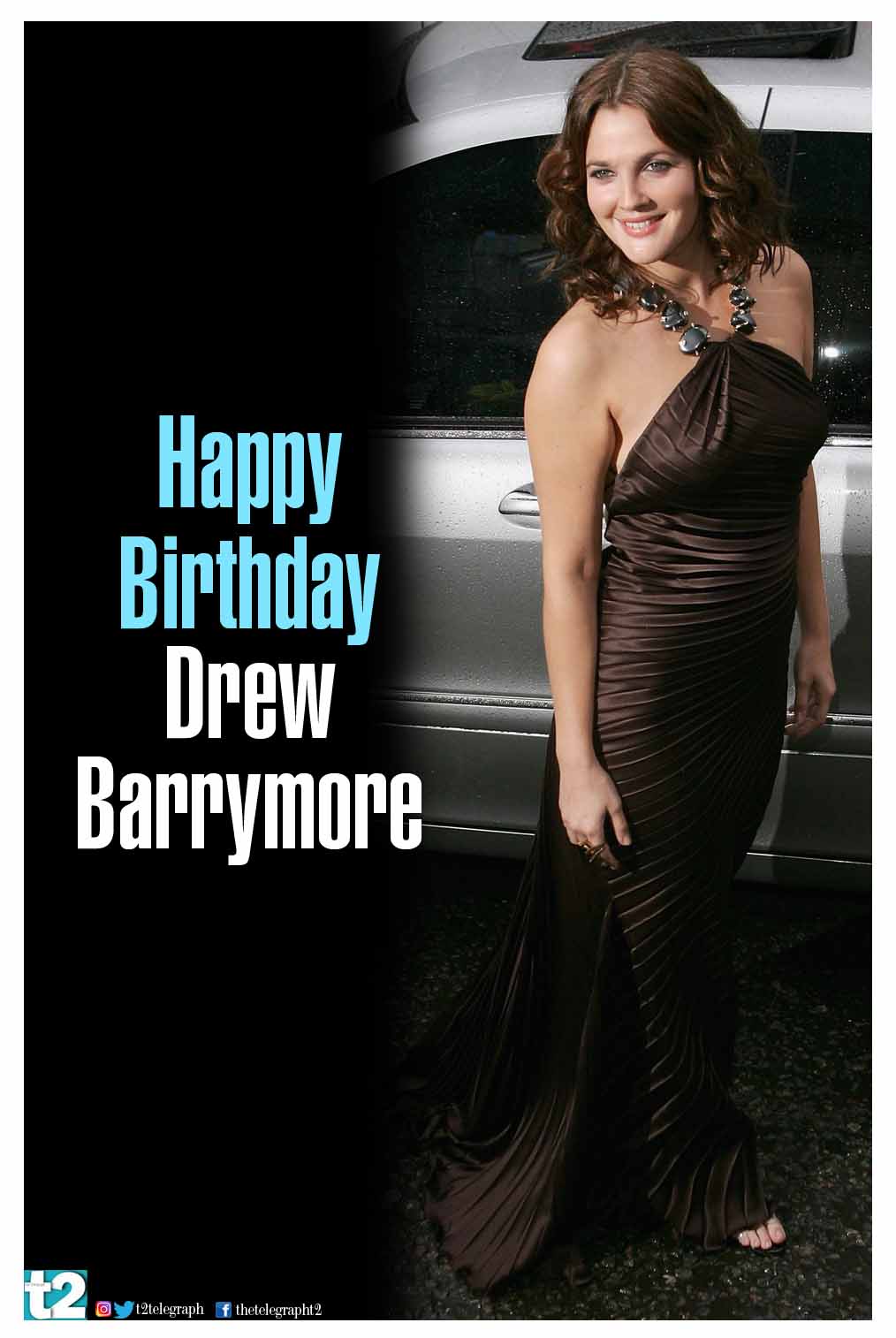 Cool, charming and chirpy. That\s Drew Barrymore for you. Happy birthday! 