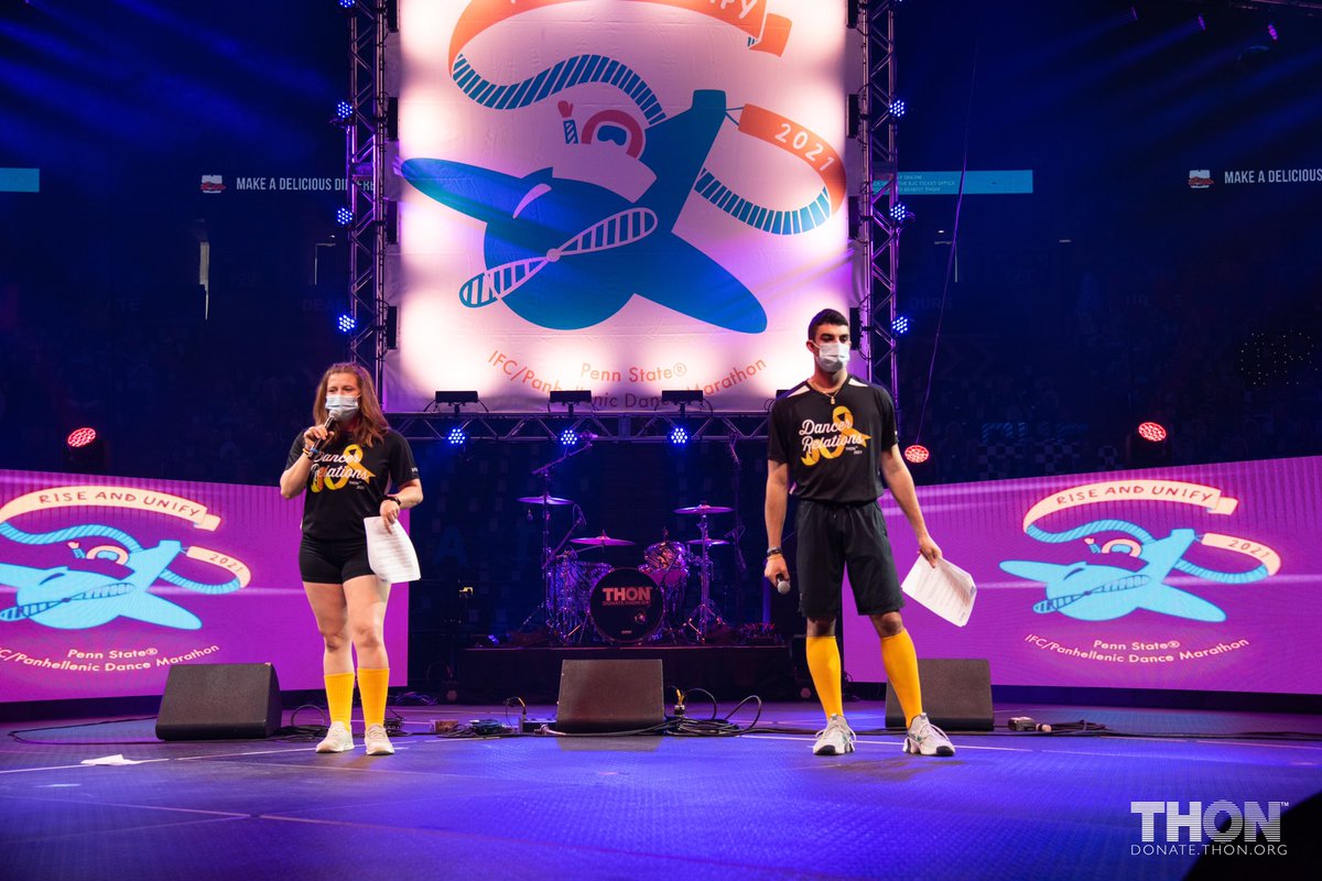 THON's tweet image. The Dancer Pageant is happening now. Tune in to see the many talents of our THON 2021 dancers.