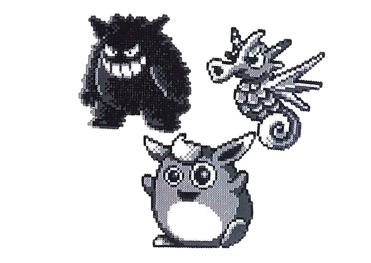 ポケモンアイロンビーズ けい 復活 今日は赤緑バージョンのゲンガー シードラ プクリンを作ってみました B アイロンビーズ ゲンガー シードラ プクリン レトロゲーム ポケモン