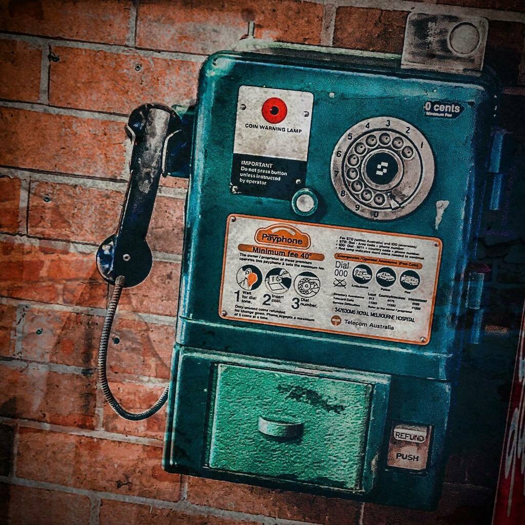 mektball's tweet photo. Found this ancient artefact today at the RMH #whatisit #ancient #olddays #irememberthat #melbourne #telecom #vintagemelbourne #payphone #rememberthese #dial #dialthatnumber #ringring #hello https://t.co/5oqMgPA3yy https://t.co/w14gI7hZxV