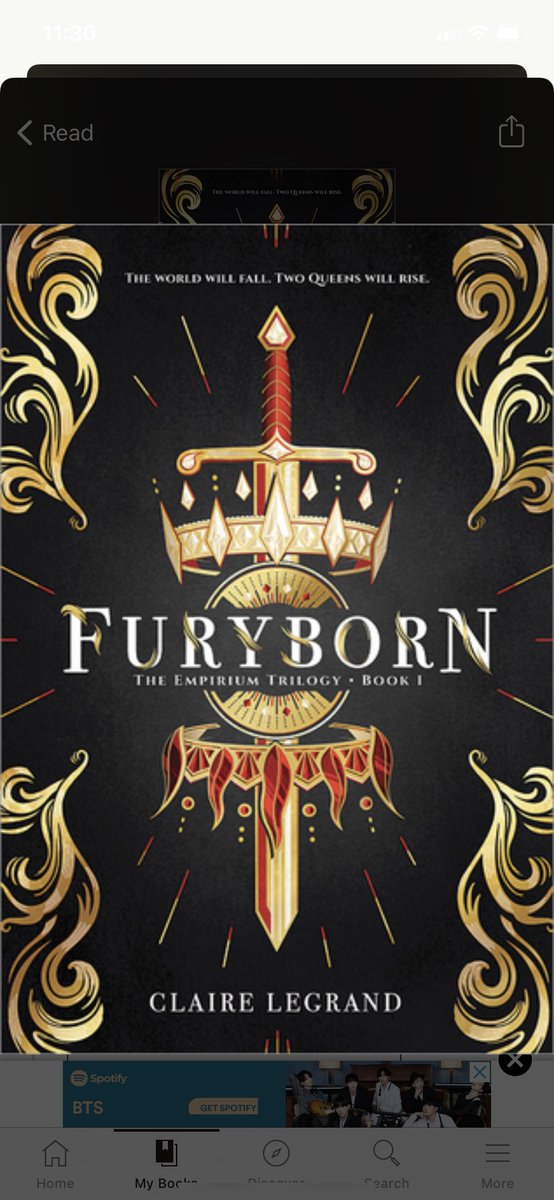 30/2021 FURYBORN I can’t tell if I like it or not but I’m reading the second, LOL.  #caitreads