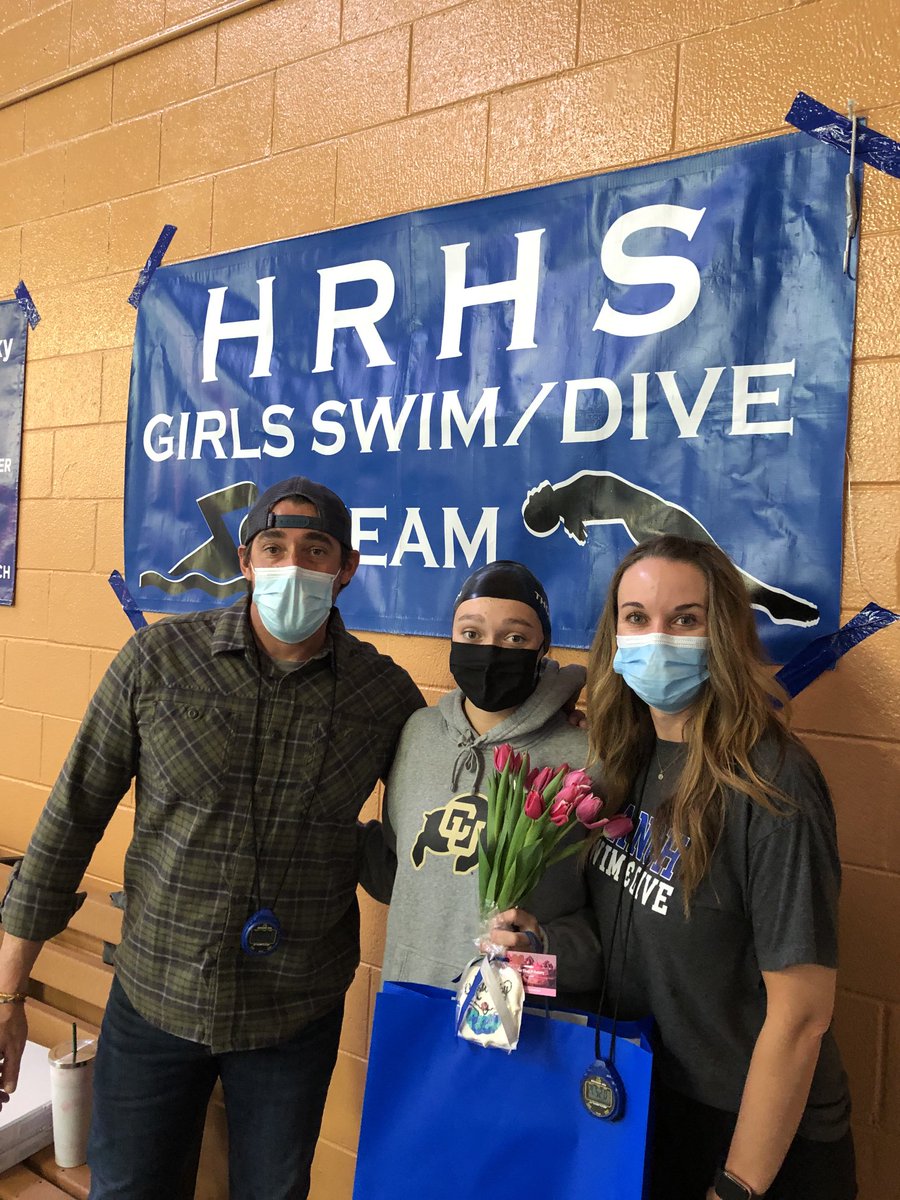 HRHSAthletic's tweet photo. Congrats Mallory for all you do for @hrhs_swimming #CUbound #Senior https://t.co/5oW8fqXK4R