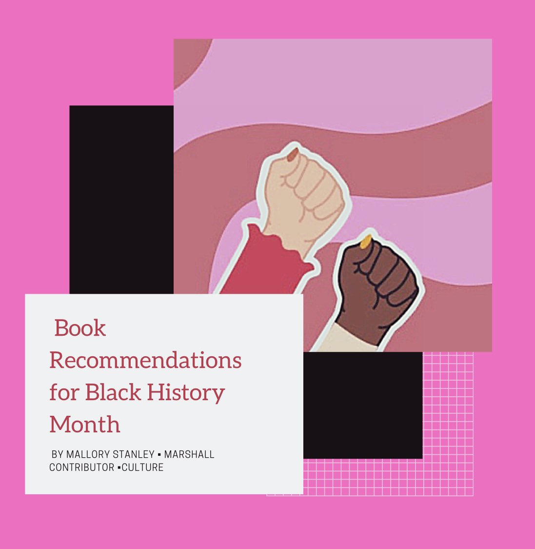 HCMarshallU's tweet photo. NEW ARTICLES are available NOW ✨link in bio! Featuring articles on everyday makeup routine, ways to stay productive &amp; book recommendations for Black History Month! https://t.co/0vpkm4l0d9