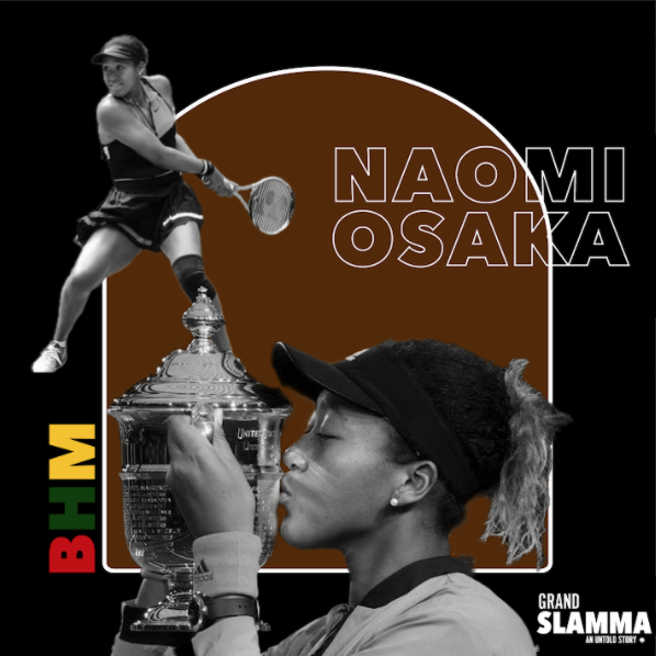 GRAND_SLAMMA's tweet photo. The woman that keeps changing the game! At 23 years old, @NaomiOsaka holds the title of the first Japanese player to win a Grand Slam after defeating icon @SerenaWilliams. Today we congratulate her for winning another #GrandSlamma title at the @AustralianOpen #BlackHistoryMonth https://t.co/zhwCOd1jMN