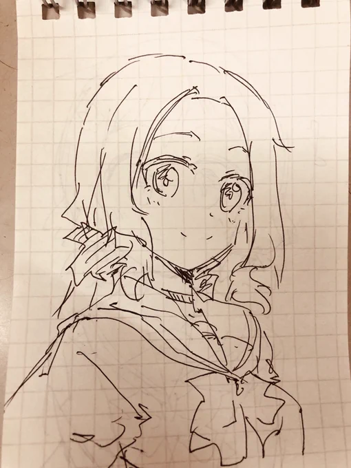 風先輩落書き 