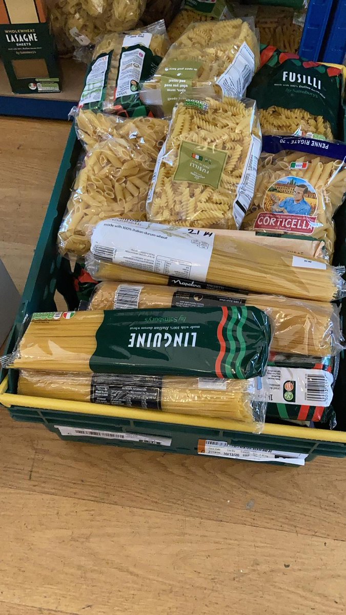 Thank you so much to @AsylumWelcome who came to our aid in our hour of pasta need ❤️