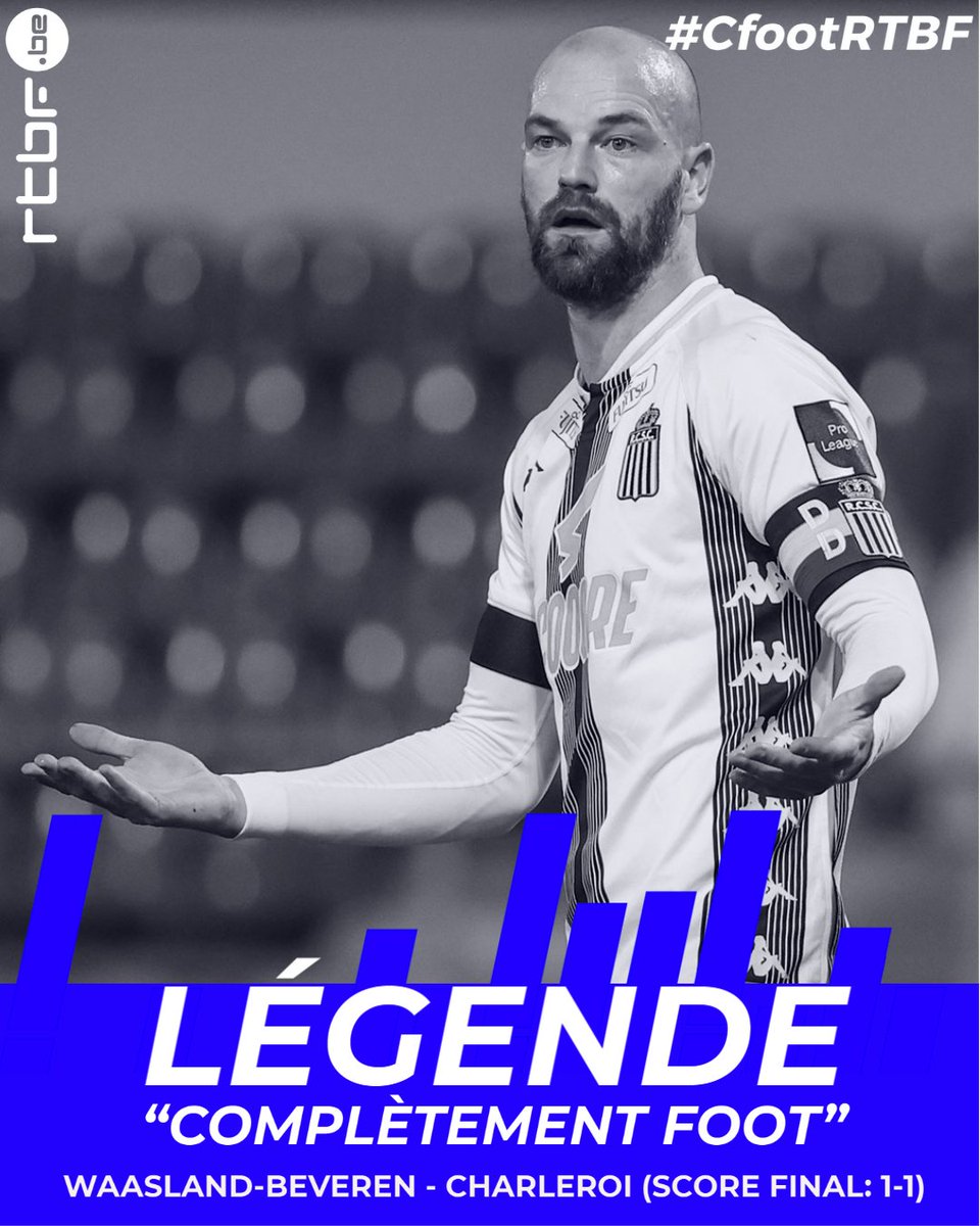 CFootRTBF's tweet photo. [LÉGENDE] 💬 "Complètement FOOT" #CFootRTBF 

Ce match @WaaslandBeveren-@SportChareroi ➡️ Score FINAL: 1-1 #JPL #WBECHA 

Légendez cette photo ⁉️ https://t.co/rAjHl0ODw0