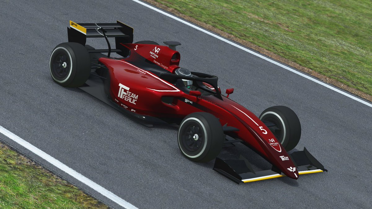 Better late than never. Have a look at <a href="/teamferlic/">Team Ferlič</a> their new FC livery. (It has been slightly updated so the race livery will look slightly different.

#design #simracing #eracing #esport #esports #f1 #f2 #motorsports