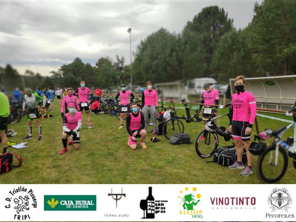 tripisuerga's tweet photo. Bronce por equipos masculinos en el Campeonato de Castilla y León de Duatlón Standard de Navaleno.
Elena Villanueva oro en VT1F CyL
@cajaruralzamora @terra_duro @vinotintorestaurante #restaurantepiedrasnegras @alejopocio @pecoreamiel @DeportesVLL https://t.co/DDeB97iAW3