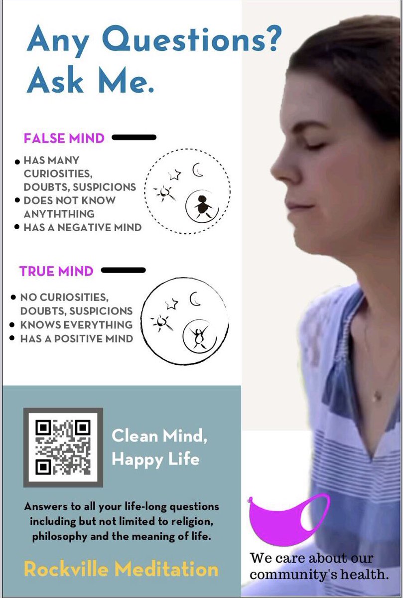 meditatetruly's tweet photo. Scan and find out answer 
Let’s find answer within !

Simple and easy to scan a QR cord
If you have any questions please contact us 

https://t.co/bRRFMBZceQ
301-770-7778
#questions #QRCode #answer #meditation #simplesndeasy
#stressrelief #calm #relax #letgo #positive #Maryland https://t.co/vwfYBvTyJz