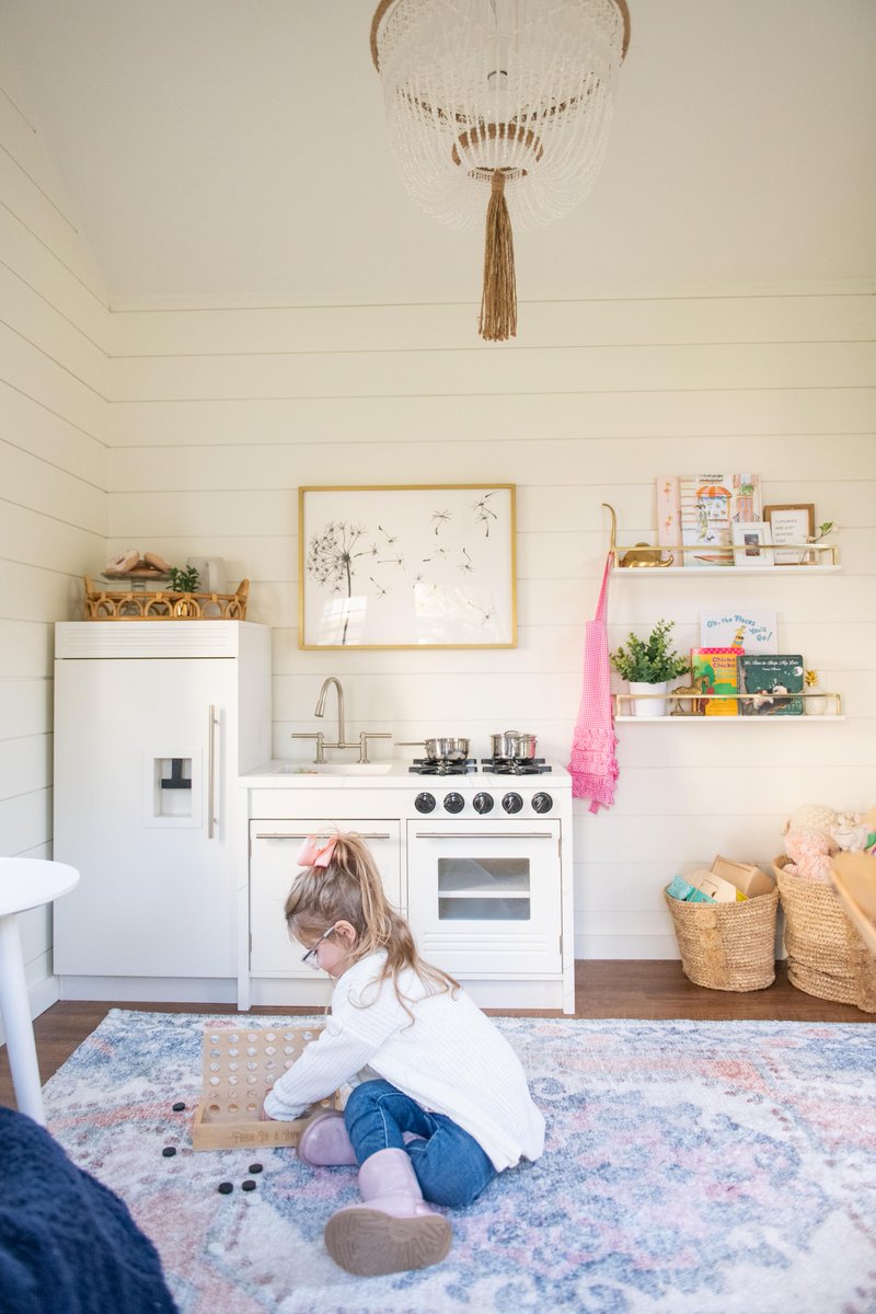Home sweet, tiny home <a href="/amy_cbandbp/">Amy Welch</a> used our decor and playroom must-haves to finish this perfect place to play at home! #lovemypbk

Shop Play: bit.ly/3aFq4MC