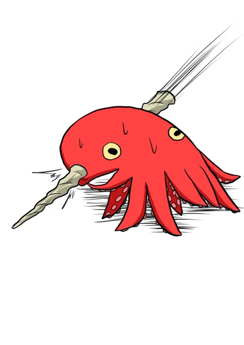 正解は「タコ」でした。
久しぶりだったので難易度はおさえめにしときました。 