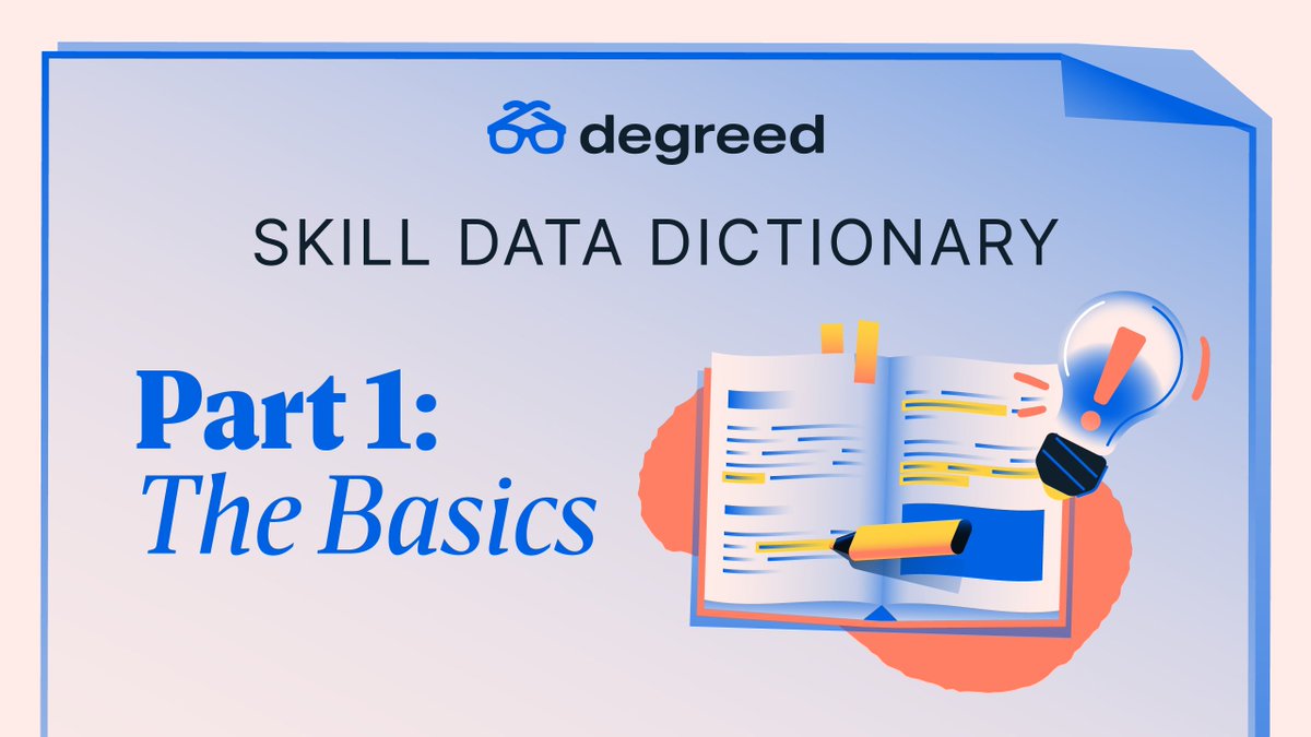 degreed's tweet image. With data-driven company cultures in demand, it&apos;s crucial to better understand how to talk about and use skill data. So, let&apos;s start with the basics. We&apos;ll help: hubs.ly/H0GNMDD0 #skills #skilldata