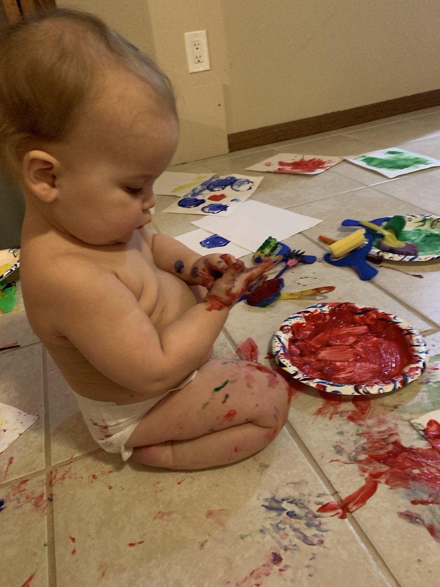 hooddebbie13's tweet photo. Best part of being a #SAHM?  I get to watch her grow and be there for every milestone. https://t.co/rJH089KREF