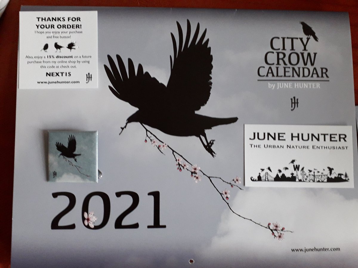 @JH_Images I'm getting so much pleasure from your crow calendar and much appreciated the surprise gift! Your blogs are also a great solace with fantastic photos and such fun! #crowtherapy plus extra creatures!