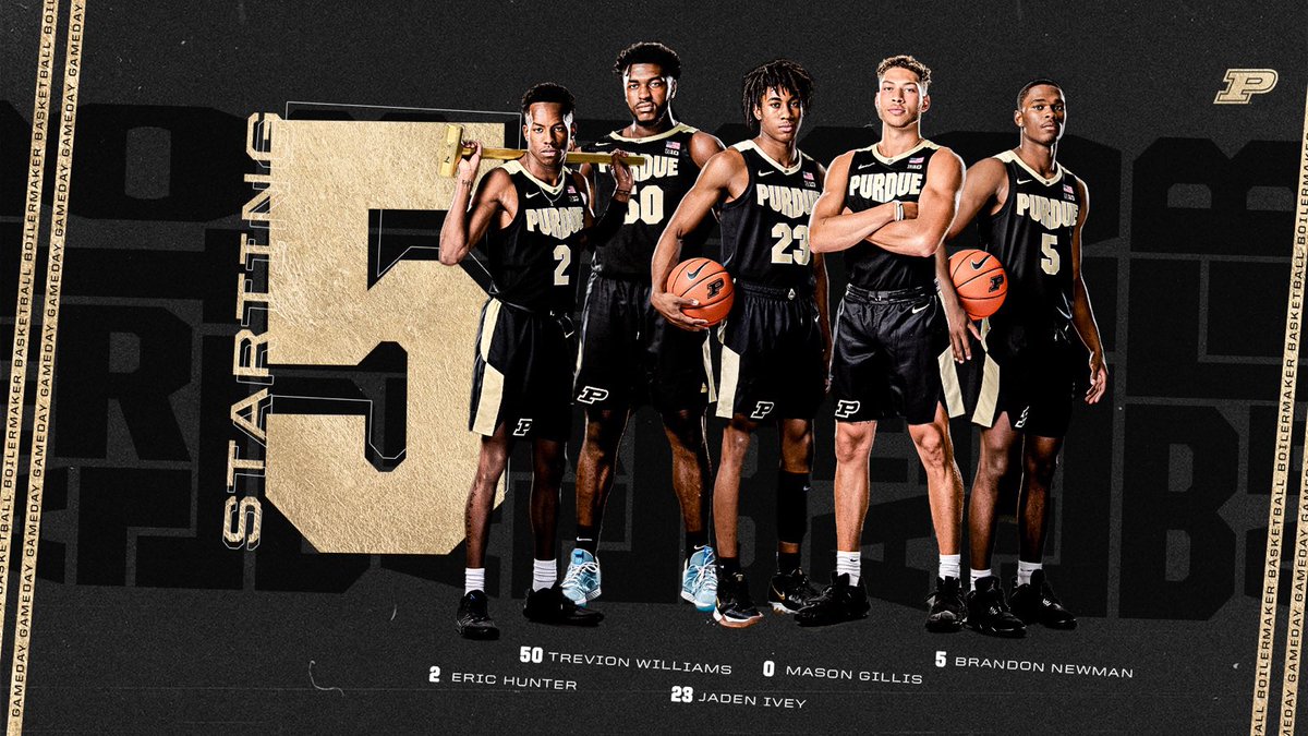 BoilerBall's tweet photo. The ✋🏽. 

C | @twill___ 
F | @GillisMason 
G | @ballislife_219 
G | @ebuckets2_ 
G | @IveyJaden 

☑️: 7th straight game. https://t.co/O6OwIAQbZZ