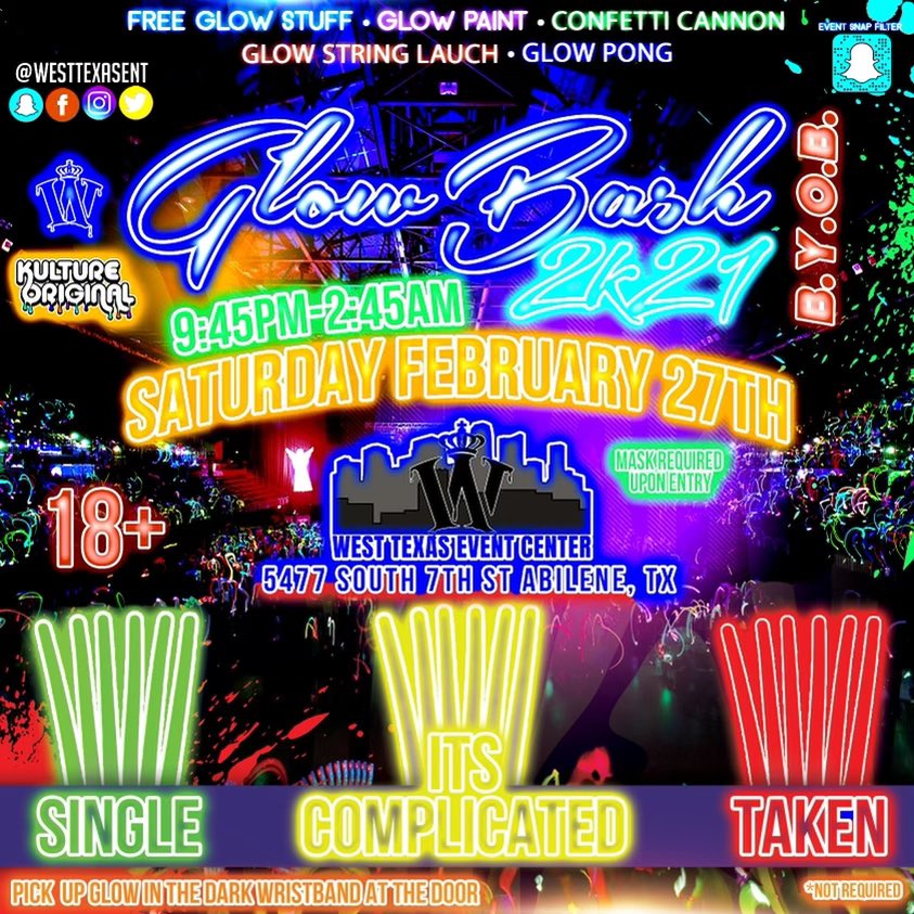 KoConventions's tweet photo. Y’all know the move for next weekend #GLOWBASH2k21 https://t.co/cW2zFLJkIr