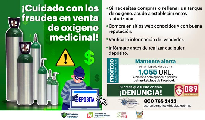 889Noticias's tweet photo. El @gobiernohidalgo te alerta para que no seas víctima de fraude en la venta de oxígeno medicinal.   vg https://t.co/xXYCERaG1z