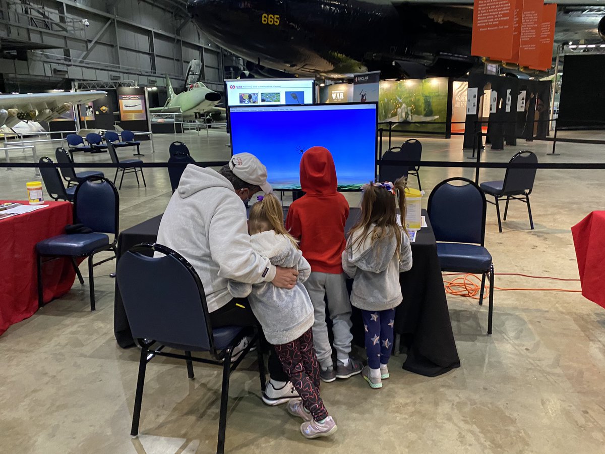 SinclairUAS's tweet photo. Come check out Sinclair’s simulators and catch some drone races! We are here until 4pm https://t.co/jZVWLGVPrv