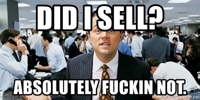 I SOLD 0 $ADA coin when it hit $1.10, will I sold $ADA at $2? even if it reaches $10, absolutely fuckin not.