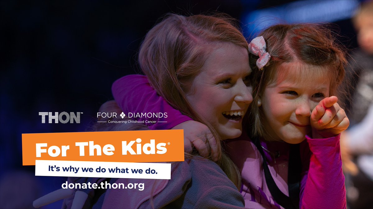 fourdiamonds's tweet image. Though #THONWeekend2021 is virtual, our shared mission remains a grounding constant. Join thousands of @penn_state students virtually as we Rise &amp;amp; Unify to show the world what #CancerCannot do. 
📹  Watch at thon.org/livestream
🎗️Make a gift at donate.thon.org