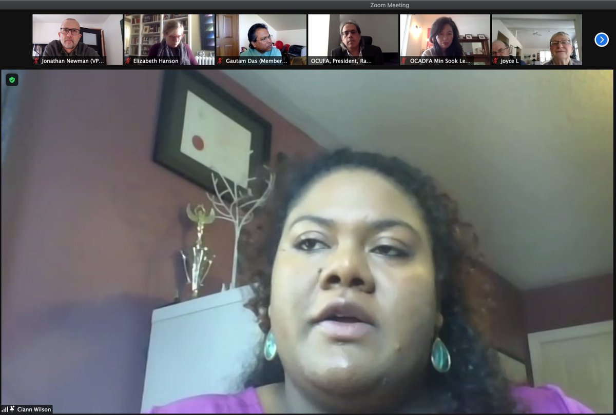 Congratulations to Ciann Wilson for winning the 
<a href="/OCUFA/">OCUFA</a>'s Status of Women and Equity Award of Distinction in recognition of her contributions to the advancement of university faculty and staff from historically marginalized groups. bit.ly/ocufacw