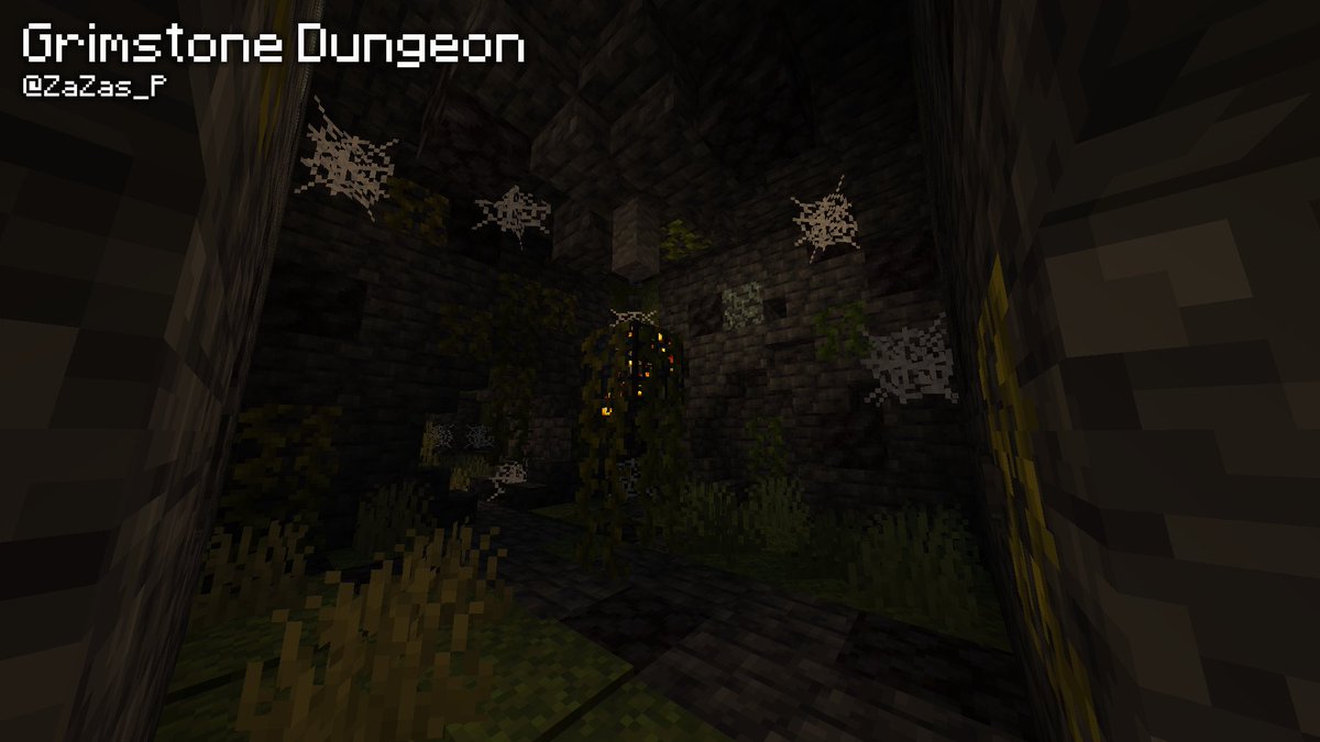 ZaZas_P's tweet image. My idea for a dungeon in the lower layers of the #caveupdate #Minecraft 😮
