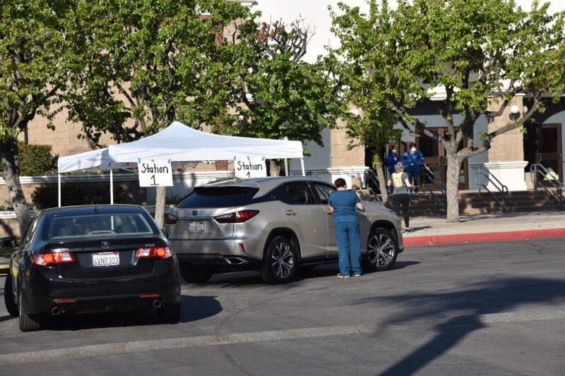 duarteusd's tweet photo. The @duarteusd drive-through #COVID19Vaccination Clinic is underway! Approximately 1,000 people age 65 and older &amp; healthcare workers will get their first dose Pfizer vaccine this weekend. TY to our @cityofhope @CityofDuarte @lapublichealth partners. It’s been a smooth 🚗 ride! https://t.co/tgkHVCSyXt