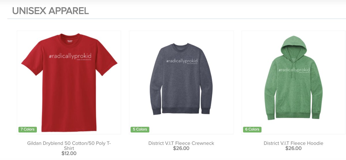 CESA6's tweet image. UPDATES: Upon request we added a #radicallyprokid sweatshirt and hoodie and extended the sale until next Wednesday Feb. 24. 

Proceeds benefit #springCESA6 keynote speaker  
@MisterMinor&apos;s charity of choice: @diversebooks Order yours today! cesa6summit21.itemorder.com/sale