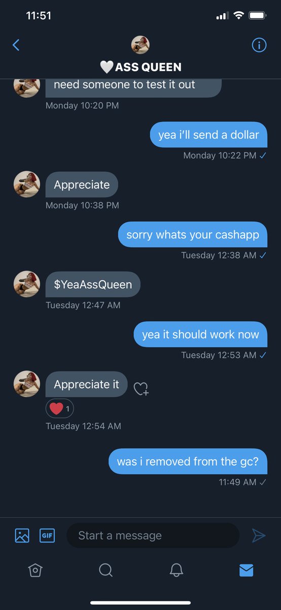 blkstarxo's tweet photo. this girl had a group of us pay to get into her gc then removed us all. 🙃 i even supported her not knowing she tried to get more money out of me. scammer alert. don’t give her your money. @/GoonstickSesh. https://t.co/DADekqipf0