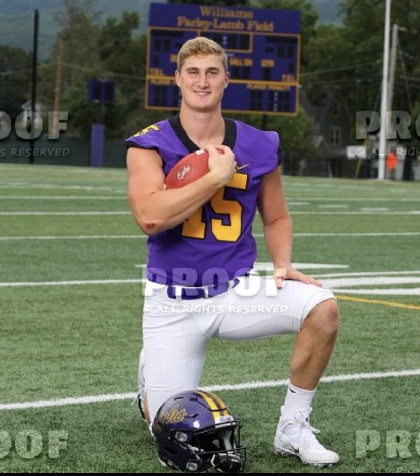 William Cotter
Williams College, Quarterback/Boxer 2017-2020