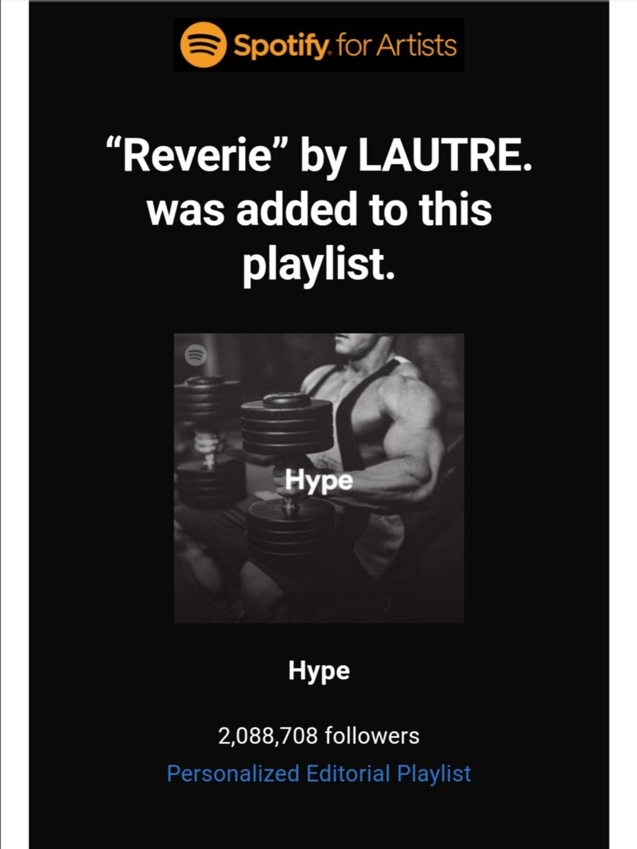 PRODLAUTRE's tweet photo. Man, this is beyond expectations. I was literally a casual listener of this playlist a year ago https://t.co/ptps68GNNY