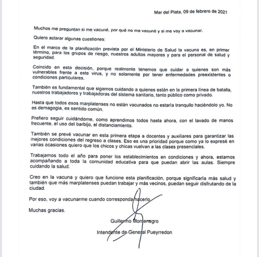 arabinovich_ok's tweet photo. Ya lo dijo el Intendente hace más de 10 días: la vacuna es, en primer término, para los grupos de riesgo, y para el personal de salud y seguridad. https://t.co/3CJis103og