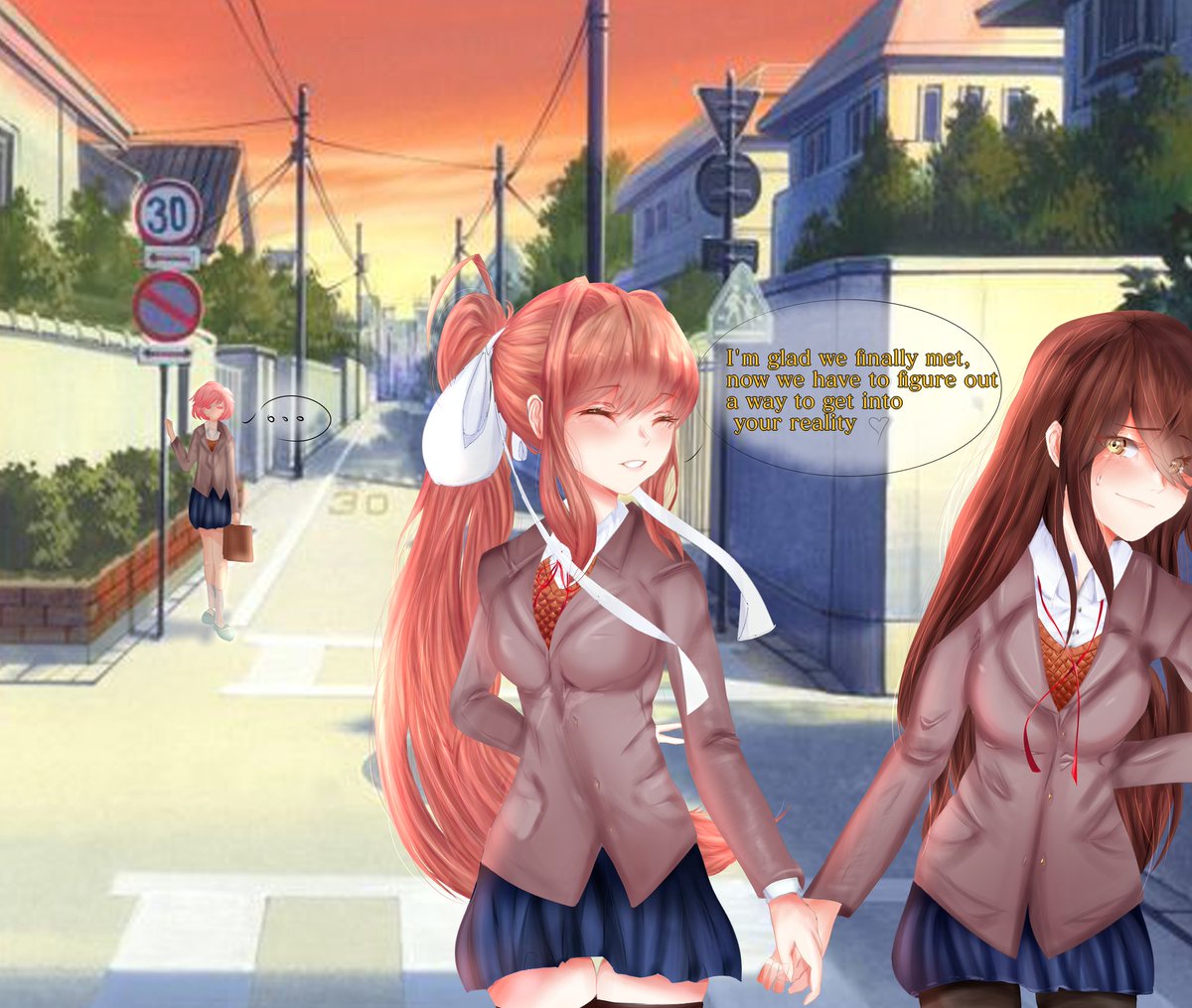 Einime7's tweet photo. Fem Mc x Monika walking home
.
.
.
.
#DDLC #DokiDokiLiteractureClub #dokidoki #monikaddlc #Monika #monika #justmonika #monikaxmc #femmc #ddlcart #yuricouple https://t.co/zgHk2nzzP6