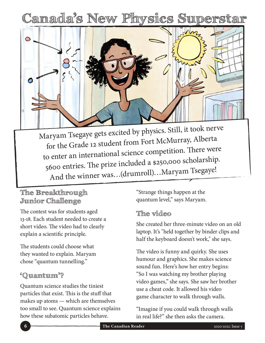 vavassis's tweet photo. Reading about the winner of this year's Breakthrough Challenge 👏🇨🇦 @RolphRoadSchool https://t.co/UYc4hid5Fa