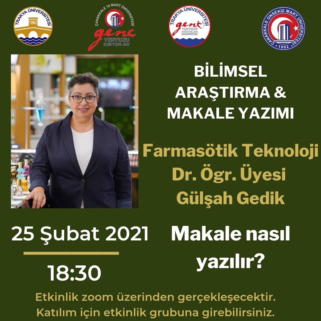 comugencyyd1920's tweet photo. Trakya Üniversitesi Genç Yeryüzü Doktorları ile birlikte 'Bilimsel Araştırma ve Makale Yazımı' eğitimi hazırladık. ✍🏻🙏🏿
Programımıza herkesi bekliyoruz. 🤗

Etkinliklerimize katılım için aşağıda bağlantısı bulunan gruba dahil olabilirsiniz.
🔗https://t.co/6VJDmfq9bh https://t.co/5vFGuwivk5