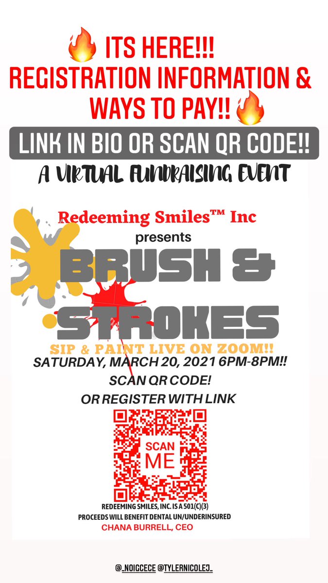 RedeemingSmiles's tweet photo. Register for our very first event!!

https://t.co/9lo3FViMXi or scan QR https://t.co/Bvn1E3fT8B