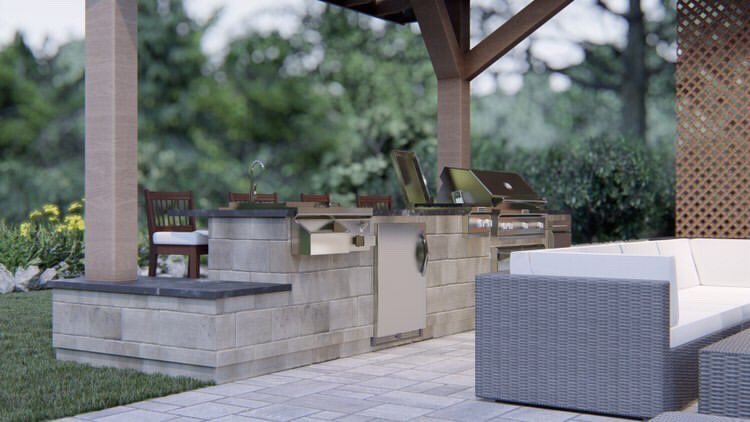 archeye's tweet photo. Another beautiful landscape concept by ArchEye Architects! This time including a swimming pool, pool house, and an outdoor kitchen/dining area 😍 Looking forward to the summer! https://t.co/NmK7zuKpW0