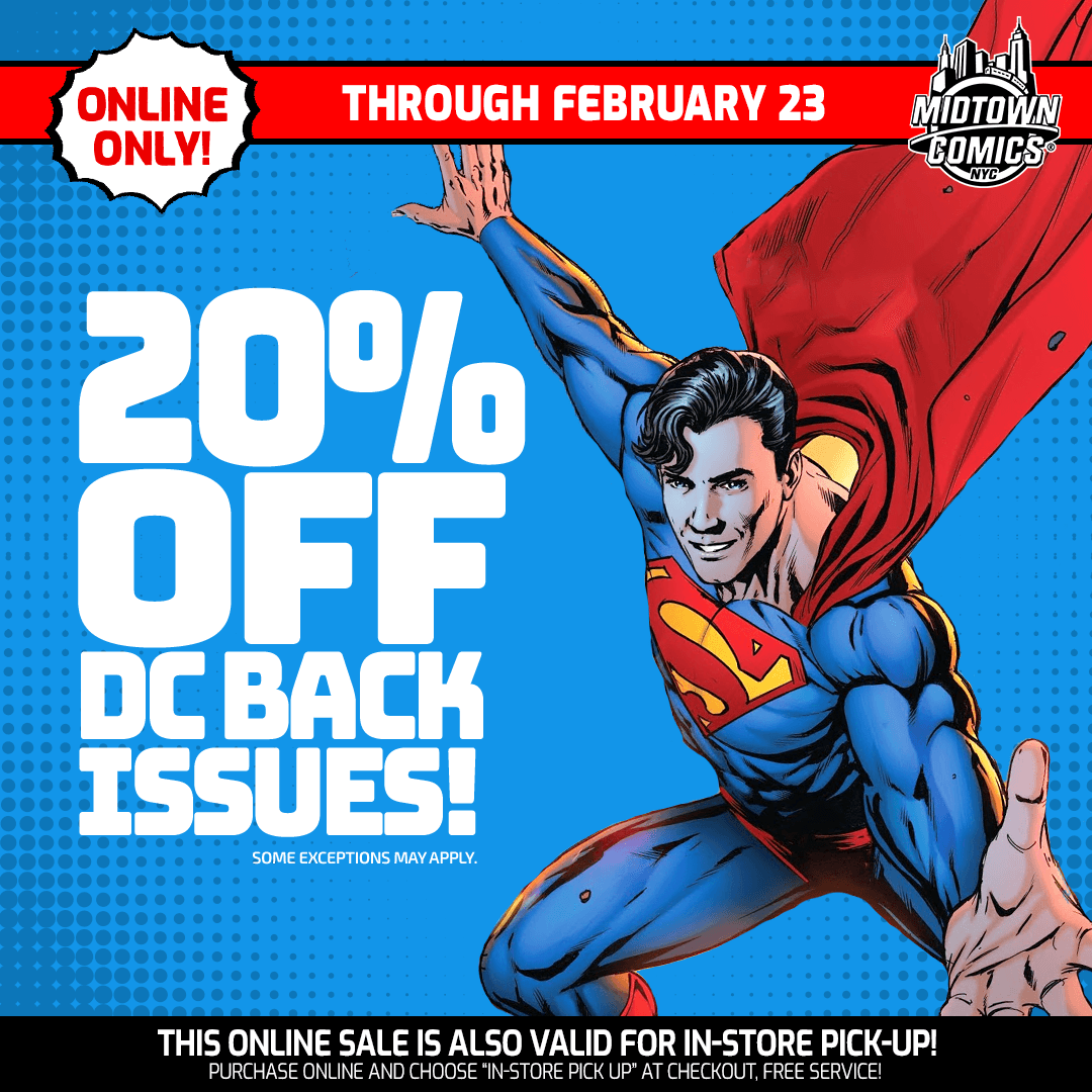 MidtownComics's tweet photo. Now's the time to beef up your collection of DC Comics back issues and save BIG through 02/23/21!
https://t.co/J1LNMYm3uz
@DCComics @DCBatman @DCWonderWoman @DCSuperman #DCbackissues #DCsilverage #MidtownComicssale https://t.co/P2CjBvDn4P