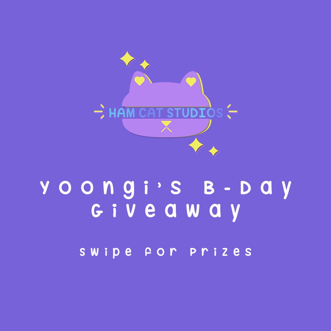 hamcatstudios's tweet photo. ♡︎ #YOONGI Birthday Giveaway ♡︎
USA ONLY
✨How to enter: ✨
- Follow us @hamcatstudios 
- Like and Retweet
- reply with something you love about yoongi
- tag two (2) friends
- Additional entry: follow our shop on IG @/hamcat.studios

#BTS #BTSARMY #BT21 #Shooky #방탄소년단 https://t.co/5Ft47sRco1
