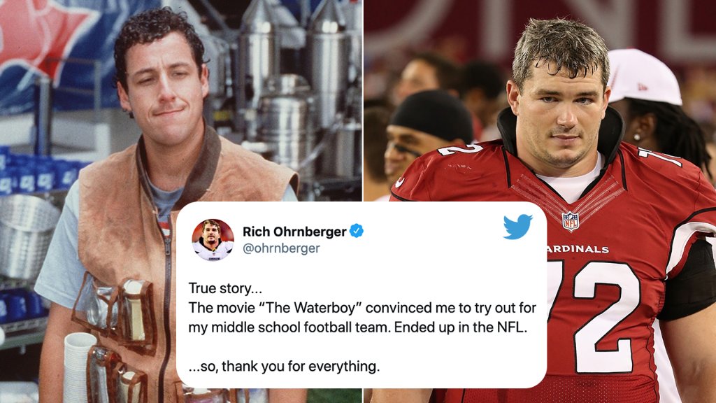 Former NFL player Rich Ohrnberger credits The Waterboy for getting him into  football - Article - Bardown