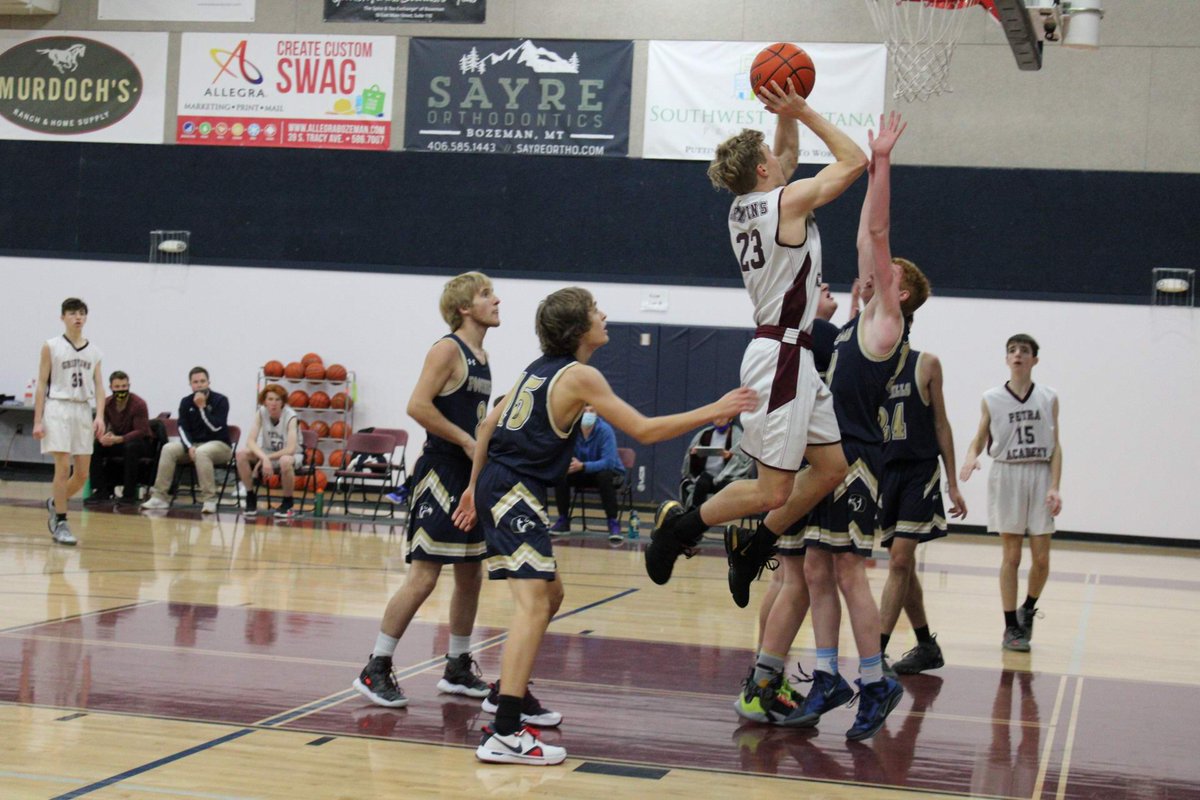 PetraBozeman's tweet photo. Watch the livestream of Petra Boys Basketball in the semi-final of the 3rd Place Bracket at the State Championship in Kalispell! 
https://t.co/NwpSW76IDX
@SeyleClete https://t.co/VIrFiizHsx