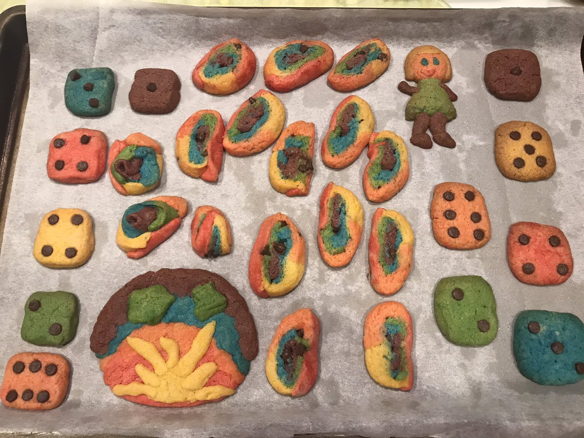 Call_Me_M's tweet photo. There’s no business, 
like dough business. #whathappenedLastNight
#colorfulCookies https://t.co/8Qq2Y8Ltyv